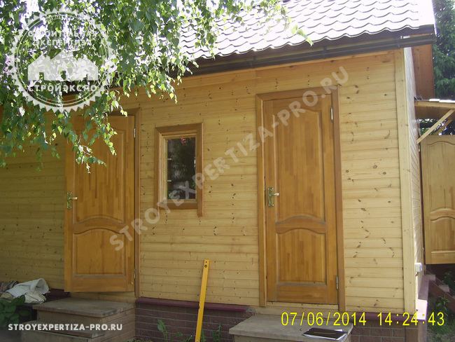 Обследование строительства бани на дачном участке в Подмосковье