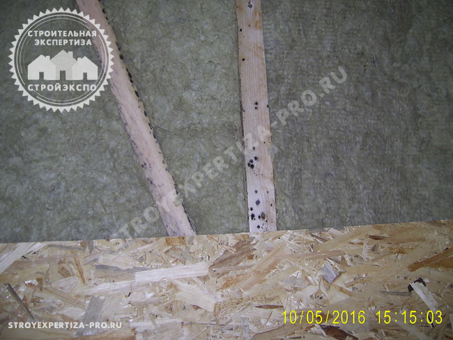 Контроль за качеством укладки базальтового утеплителя в стены щитового коттеджа